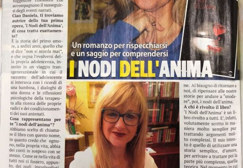 Articolo sul Libro "I nodi dell'anima"